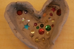 clay heart