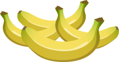 Clip Art of bananas