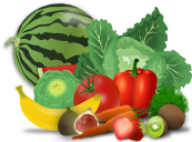 Clip art of vegetables